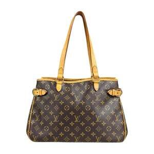 LOUIS VUITTON Brown Monogram Canvas Tote Bag